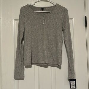 NWT Girls’ Art Class Gray Long Sleeve Top Size XL (14-16)